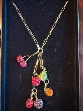 Heidi Daus Fruit Charm Necklace